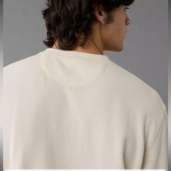 NWT AE Ribbed Long Sleeve Thermal T-shirt, Size XL - Picture 3 of 8